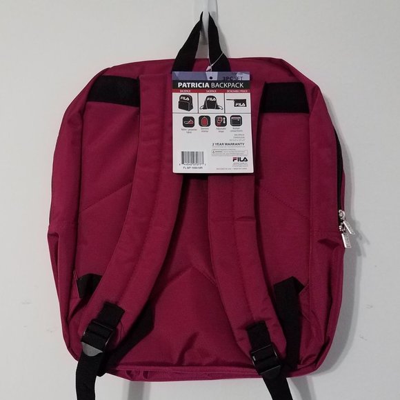 Fila Backpack Set - Maroon